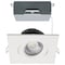 Satco 12W LED Downlight, Gimbal 4 in, CCT Select, Square, Remote Driver, White, 850L 120V S11621R1 - alternate 1
